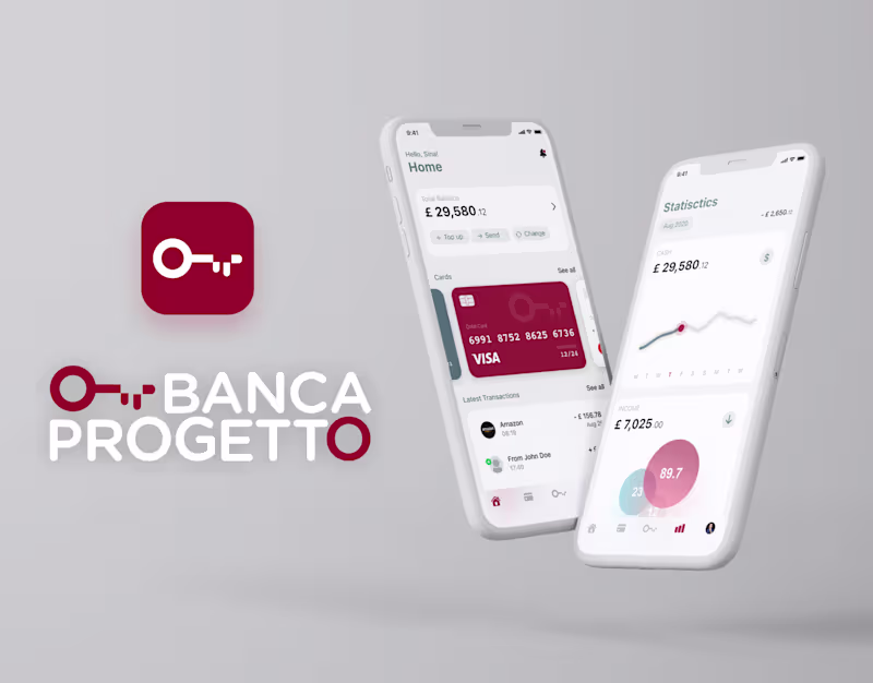 Cover image for Banca Progetto iOS App Design