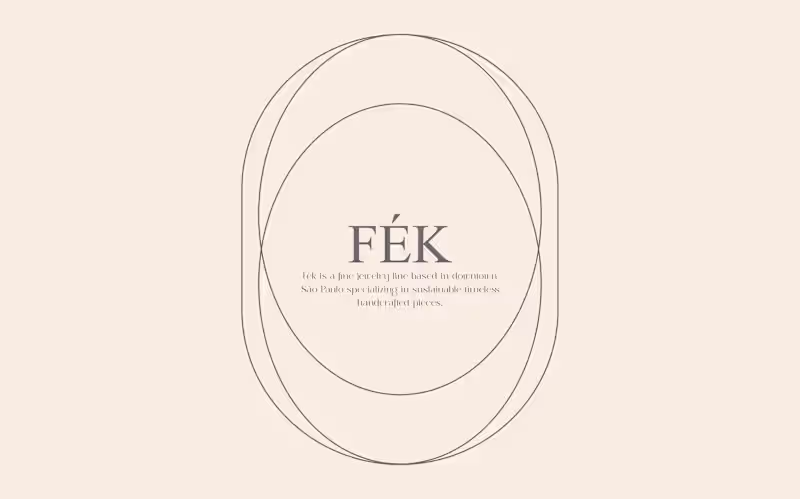Cover image for FÉK - JEWELRY BRAND STUDY CONCEPT
