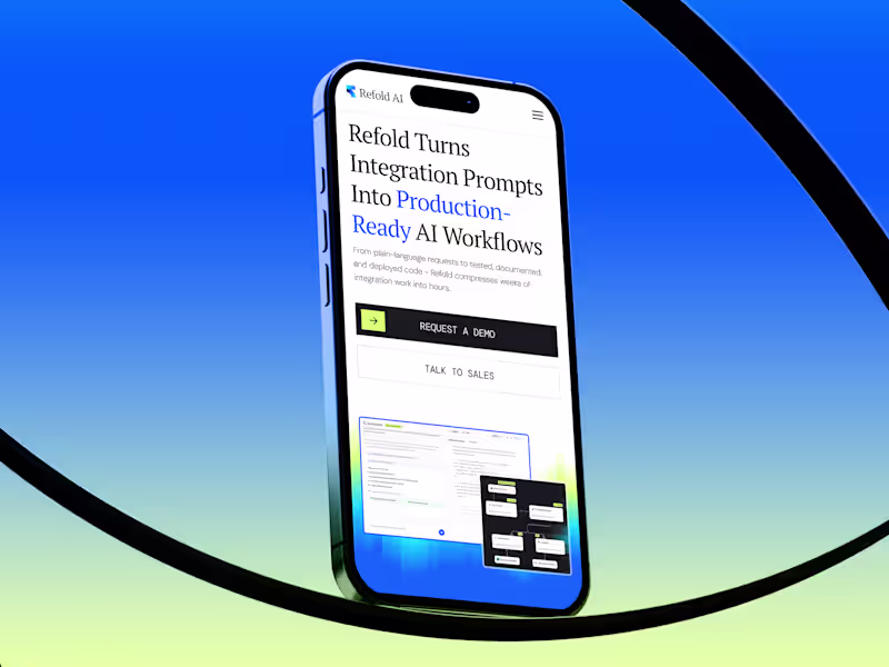 Cover image for Refold AI Brand and Website Rebuild