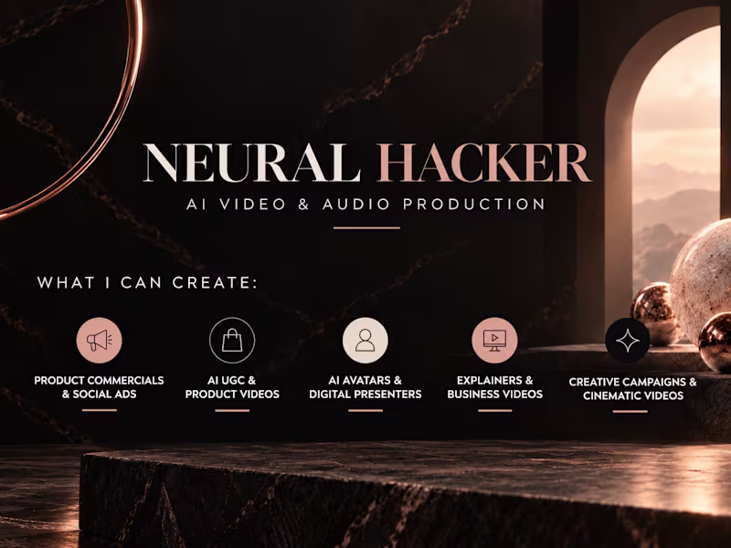 Cover image for AI Video Production | Commercials, UGC & Avatars