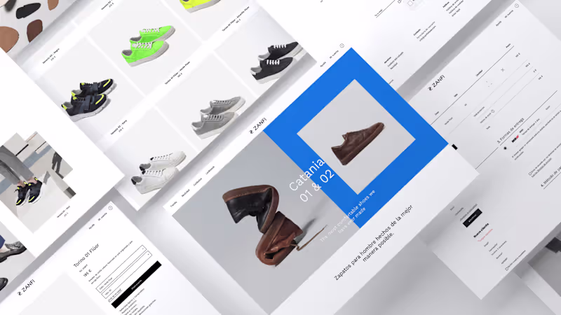 Cover image for Zanfi Shoes: Branding, Website & Art Direction