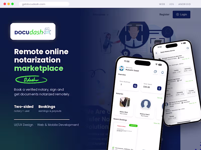 Cover image for Digital Notarization & E-Signature Solution - Get Docudash