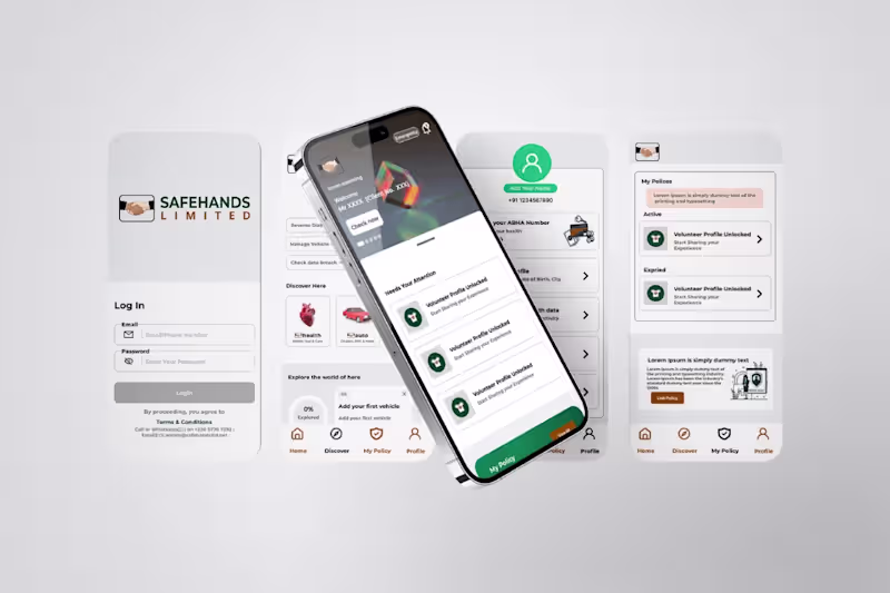 Cover image for The SafeHands Life Insurance website