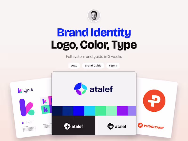 Cover image for Brand Identity: Logo, & Brand guideline