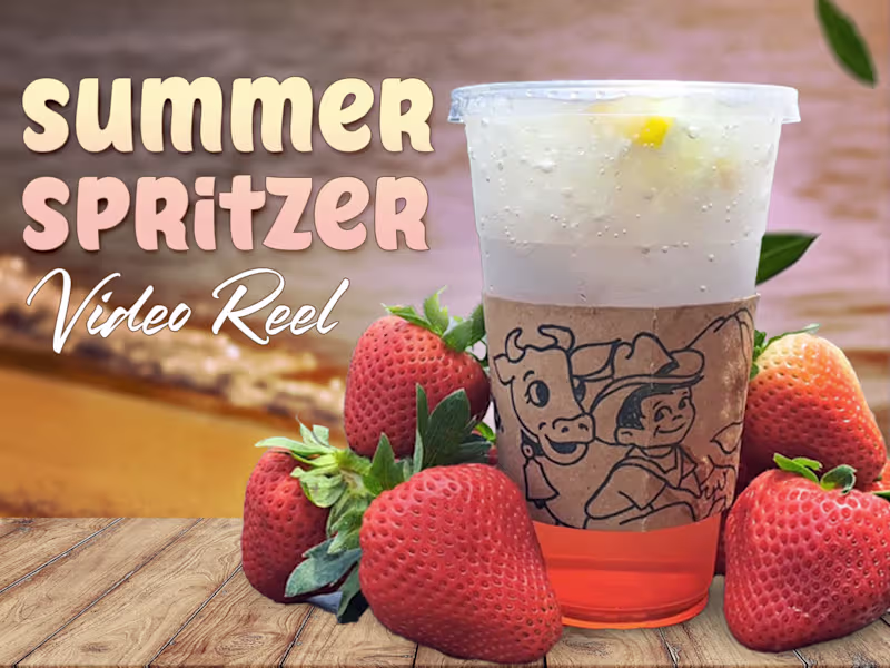 Cover image for UGC-Style Summer Spritzer Social Media Campaign
