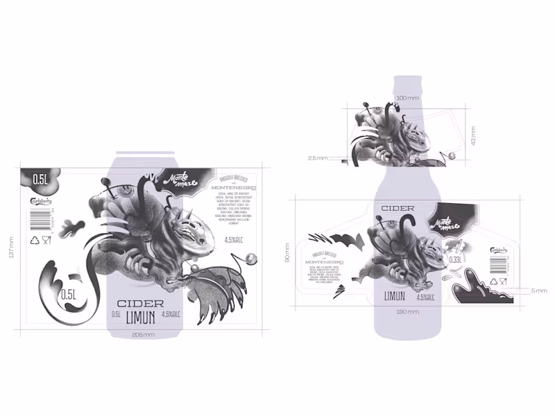 Cover image for Let me know what you think of the Monte Mare Cider labels! �...