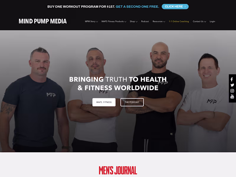 Cover image for Development of Mind Pump Media's Kajabi Digital Experience