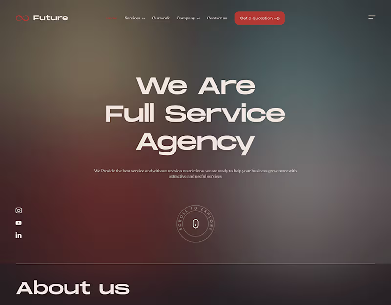 Cover image for Digital Agency Landing Page