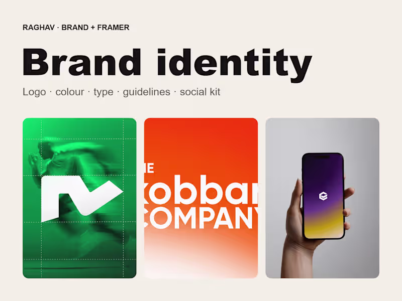 Cover image for Brand identity for startups & D2C brands