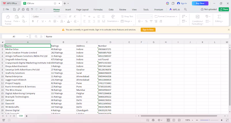 Cover image for Just Diel Scrape Data like