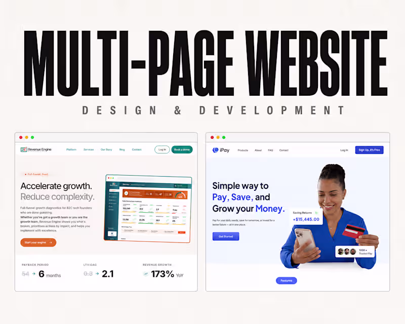 Cover image for Multi-Page Framer Website — Design + Build