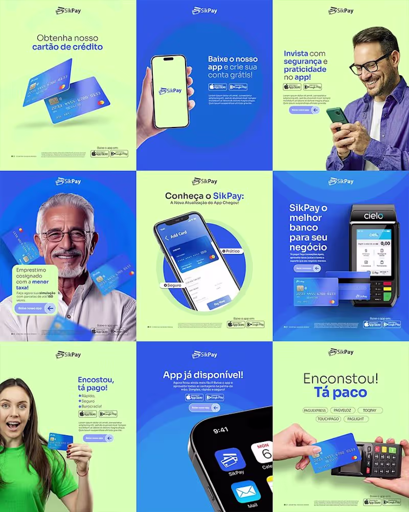 Cover image for Digital Banking Social Media Design