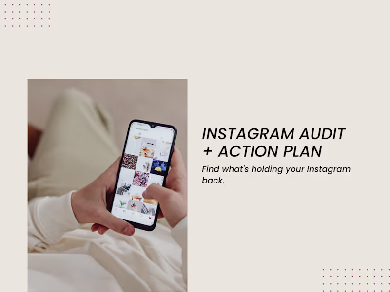 Cover image for Instagram Audit + Action Plan