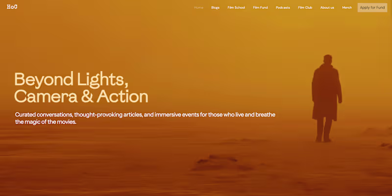 Cover image for Humans of CInema Community Website