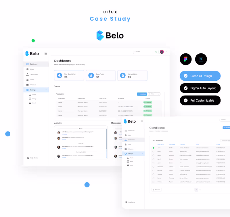 Cover image for Belo - Recruitment Management System | SaaS Web App