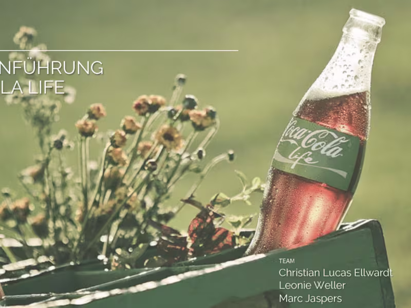 Cover image for Coca Cola Life - Market Launch Campaign Germany