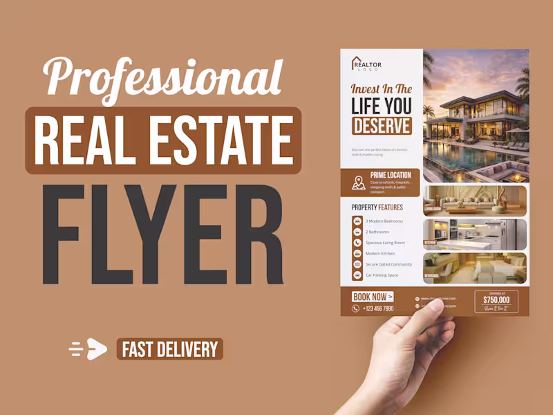 Cover image for Professional Real Estate Flyer Design