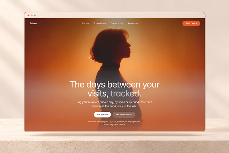 Cover image for Solene Health, Healthtech Framer Template