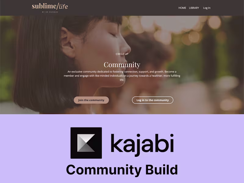Cover image for Kajabi Community Build