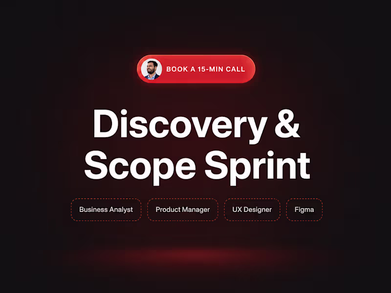 Cover image for Discovery & Scope Sprint