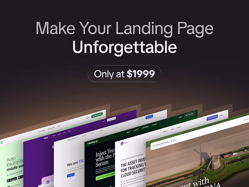 Cover image for Make Your Landing Page Unforgettable
