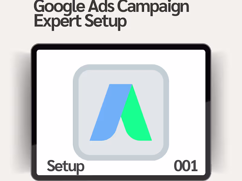Cover image for Expert Google Ads Campaign Creation & Management