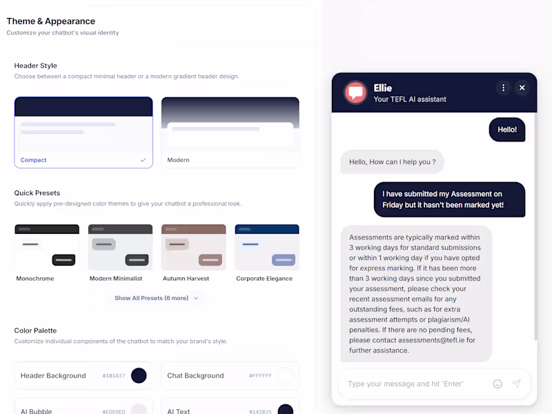 Cover image for Deploy an AI Chatbot Agent for Support & Sales on your Website