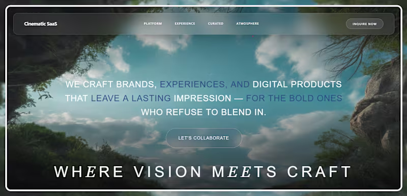 Cover image for I built a cinematic SaaS