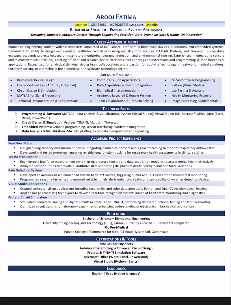 Cover image for Resume Writing & LinkedIn profile optimization specialist 