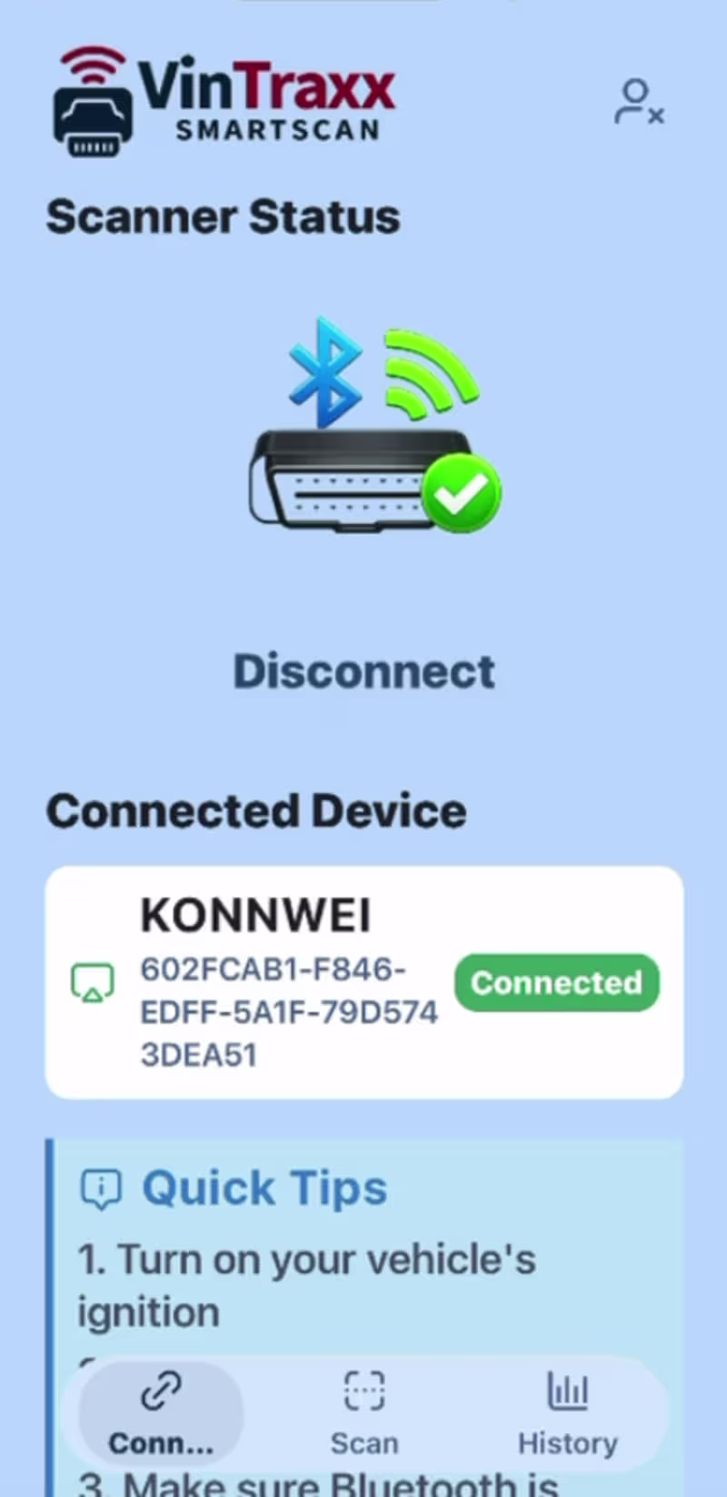 Cover image for Vintraxx scan App
