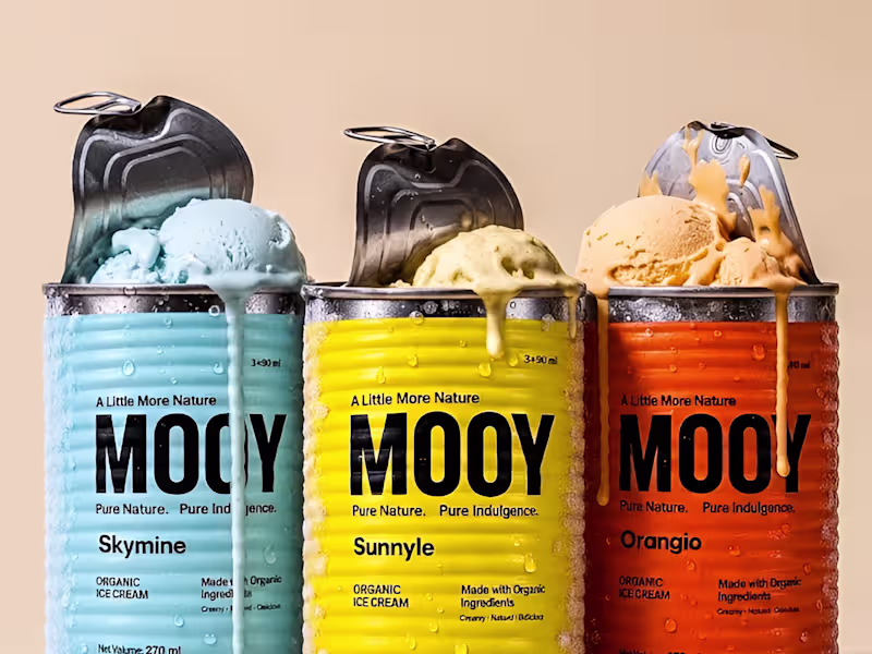 Cover image for MOOY Organic Ice Cream Branding
MOOY
