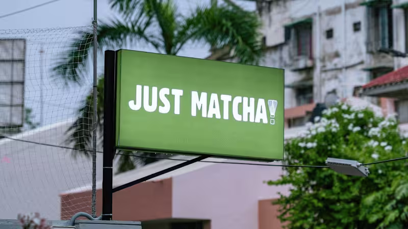 Cover image for Just Matcha