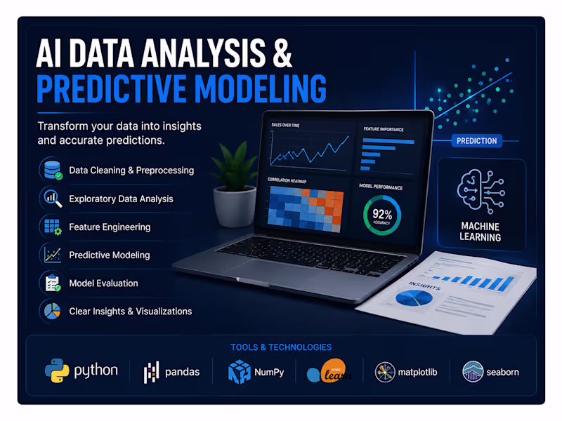 Cover image for AI Data Analysis & Predictive Modeling
