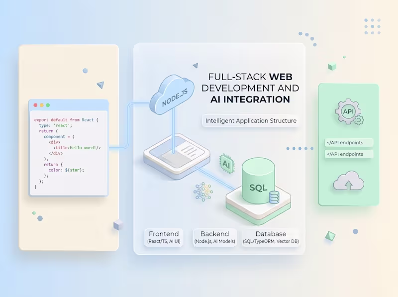 Cover image for Full-Stack Web Development & AI Integration for Web Apps