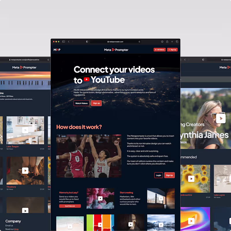 Cover image for Project: Design and Prototyping of a Video-Sharing platform