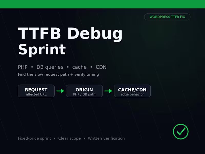 Cover image for WordPress TTFB / Cache / CDN Debugging