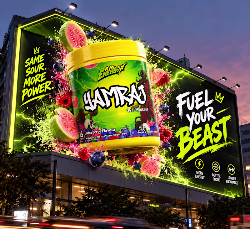 Cover image for YAMRAJ Pre-Workout - Social media