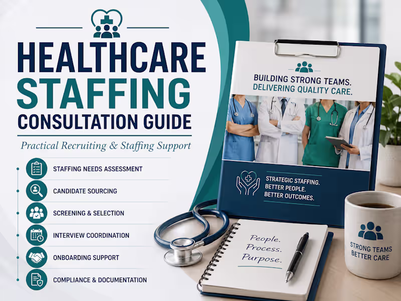 Cover image for Healthcare Staffing Consultation Guide