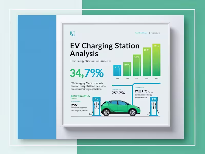 Cover image for EV Charging Station Analysis – Power BI Dashboard