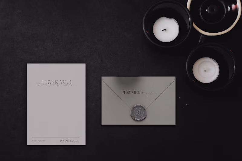 Cover image for PENUMBRA CANDLES — Brand Identity Design