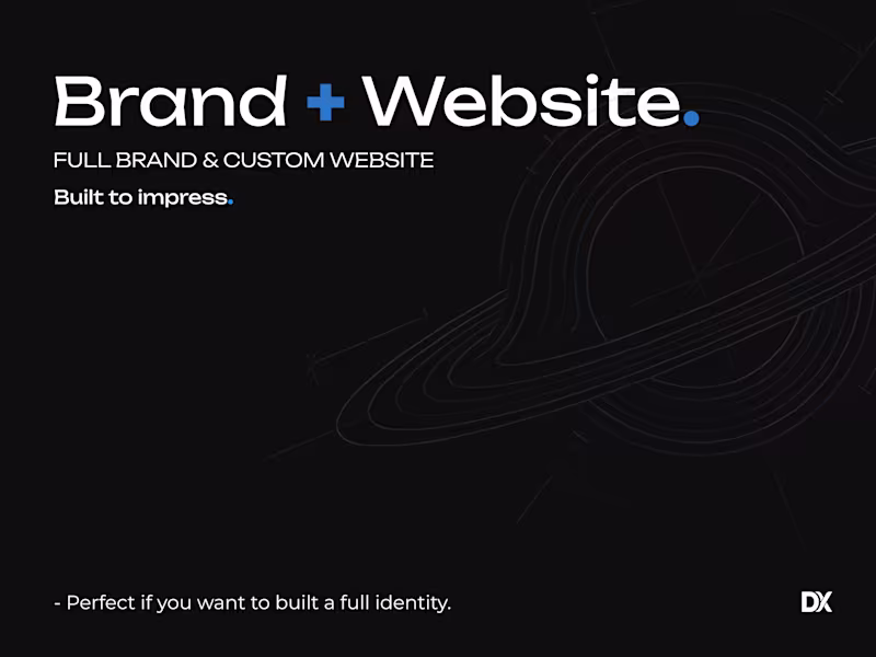 Cover image for Full Brand + Website | Complete Launch