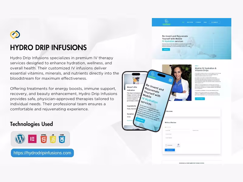 Cover image for Hydro Drip Infusions