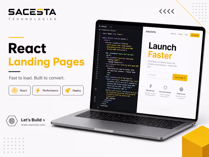 Cover image for Fast, Responsive React Landing Pages That Convert