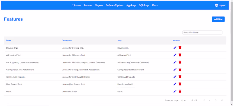 Cover image for Licensing Web App