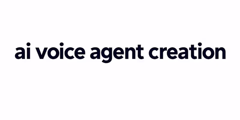 Cover image for Ai voice agent creation