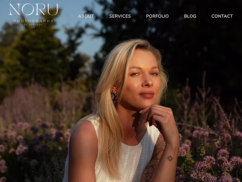 Cover image for Noru Photography Website Redesign