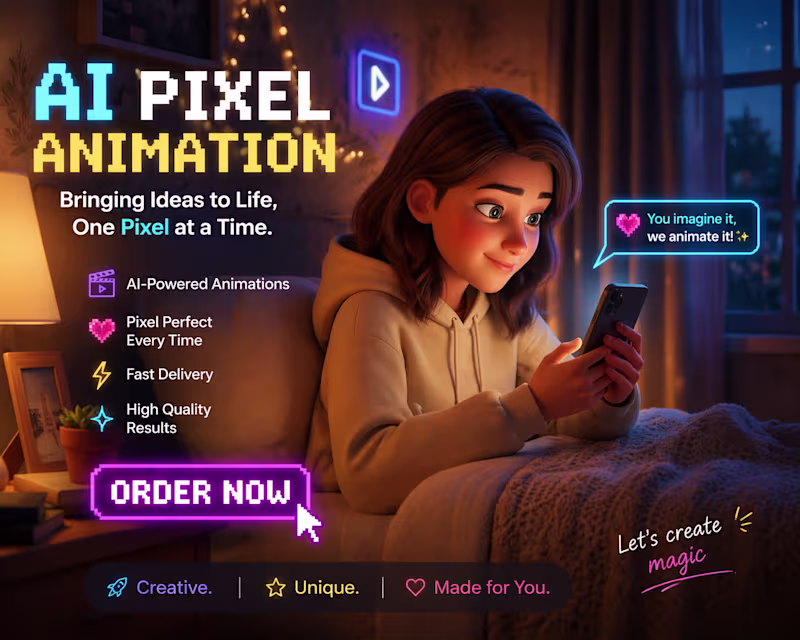 Cover image for Ai pixel animation 