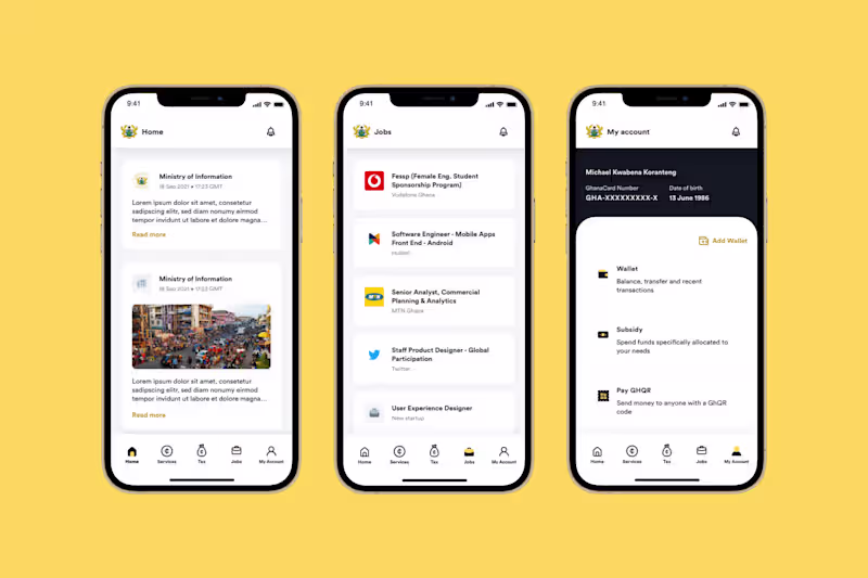 Cover image for Ghana.GOV Mobile App