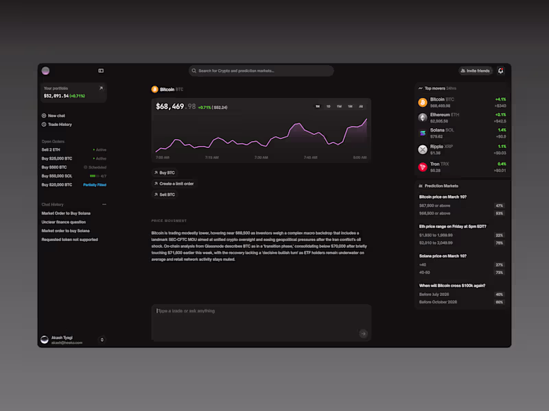 Cover image for Web3 + AI chat interface