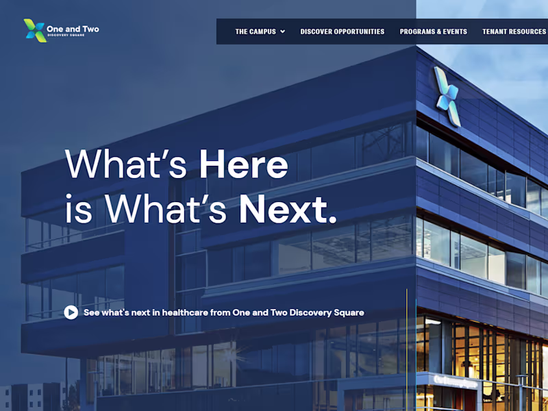 Cover image for Discovery Square Website